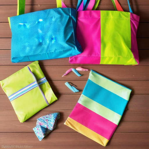 Afbeelding van Maak opvouwbare bagagezakken voor kinderen thuis