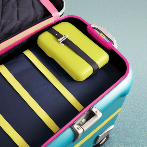 Afbeelding van Kofferriemen met slot: Veiligheid en gemak voor reizigers