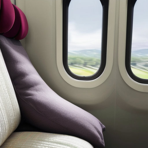 Afbeelding van Opvouwbare neksteunen: Comfort voor treinreizen