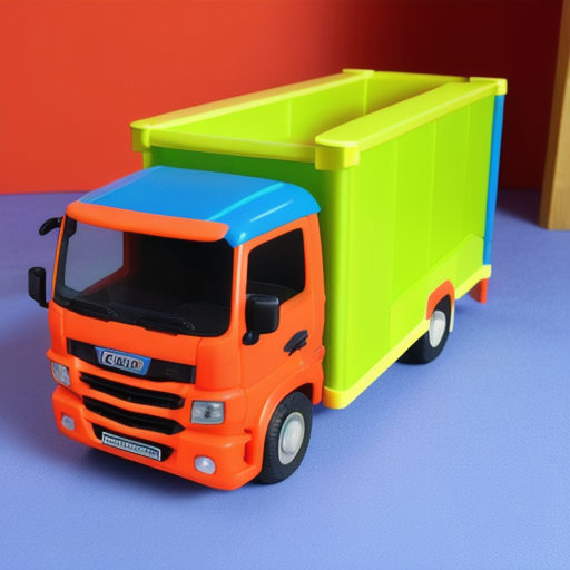 Afbeelding van Veilige plastic speelgoed lorries voor peuters ontdekken