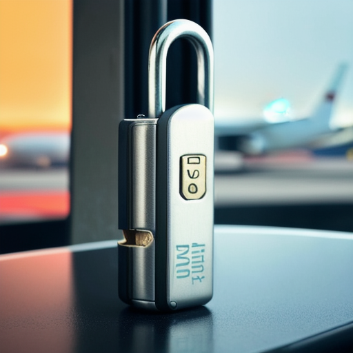 Afbeelding van Opvouwbare koffersloten: Veilig en praktisch reizen