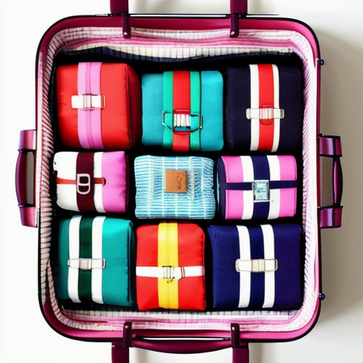 Afbeelding van Top Kofferorganizer Sets voor Lange Reizen - Handig en Compact