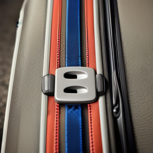 Afbeelding van Gebruik opvouwbare kofferriemen bij het vliegen