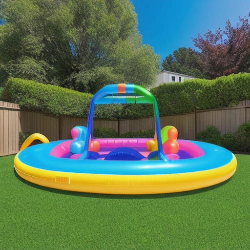 Afbeelding van Snelle manieren om opblaasbare kinderzwembanden op te blazen