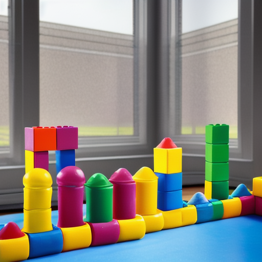 Afbeelding van Veiligheid van rubberen bouwblokken voor jonge kinderen