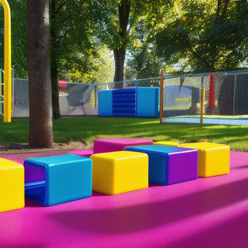 Afbeelding van Rubberbouwblokken: De ideale keuze voor speelplaatsen