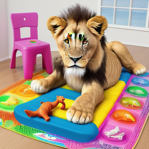 Afbeelding van Geschikte plastic speelgoeddieren voor kleuters