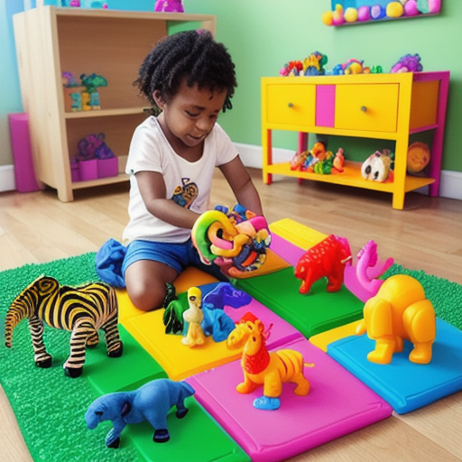 Afbeelding van Combineer plastic speelgoeddieren met ander speelgoed