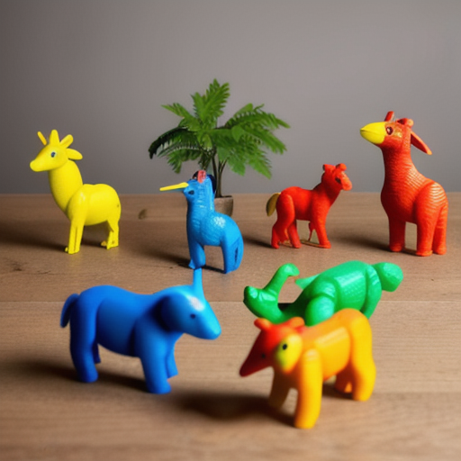 Afbeelding van Plastic speelgoeddieren sets: Maak ze zelf eenvoudig