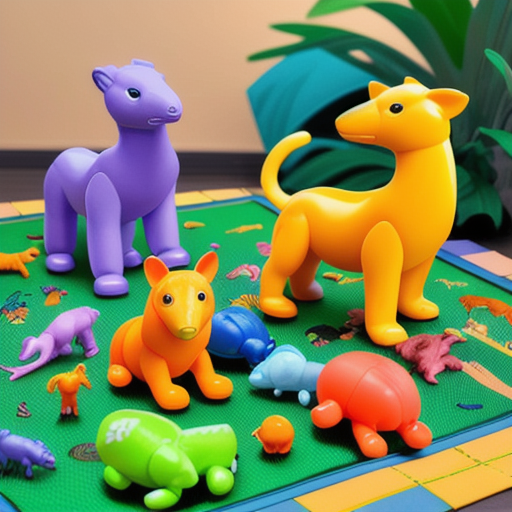 Afbeelding van Ontdek hoe plastic speelgoeddieren sets kinderen helpen