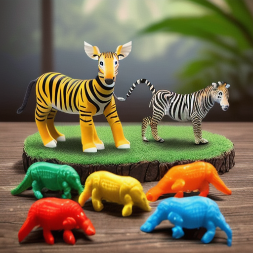 Afbeelding van Ontdek de verschillende plastic speelgoeddieren sets