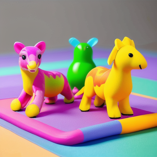 Afbeelding van Veiligheid van plastic speelgoeddieren voor kinderen