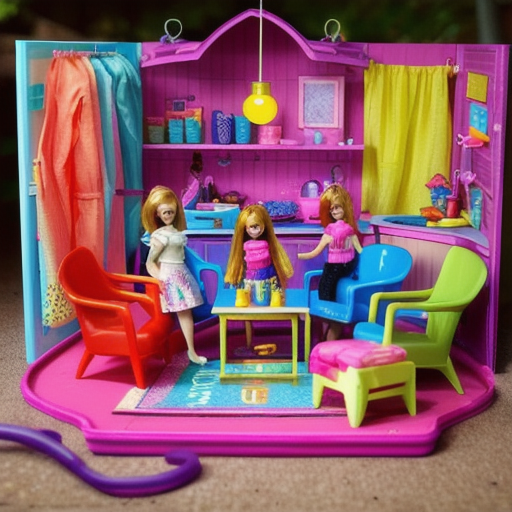 Afbeelding van Top plastic poppen sets voor interactief spelplezier