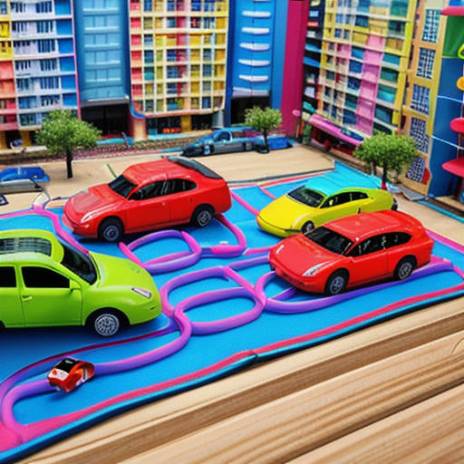 Afbeelding van Ontdek de Magie van Plastic Auto Speelsets