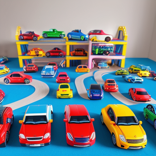 Afbeelding van Combineer plastic auto speelsets met ander speelgoed