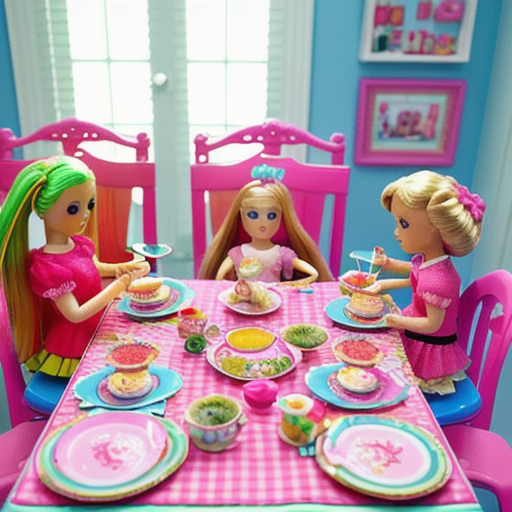 Afbeelding van Gebruik plastic poppen sets voor creatief spelplezier