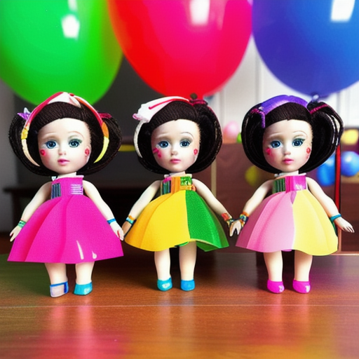 Afbeelding van Wanneer plastic poppen sets kopen voor een feestje?