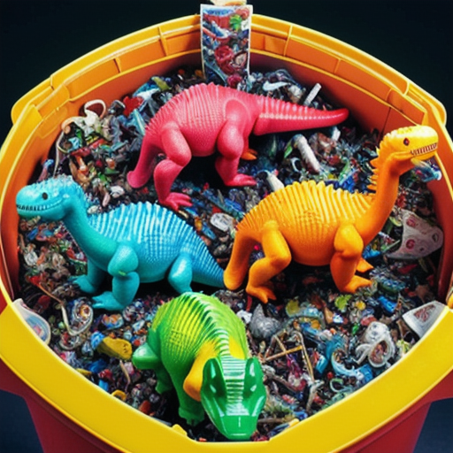 Afbeelding van Kunnen plastic dinosaurussen worden gerecycled?