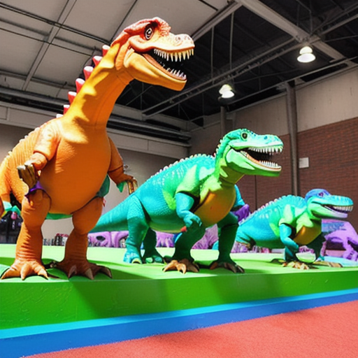 Afbeelding van Organiseer een onvergetelijke plastic dinosaurussen wedstrijd