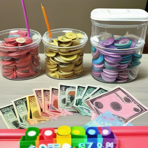 Afbeelding van Maak je eigen plastic speelgeld met huis-tuin-en-keuken materiaal