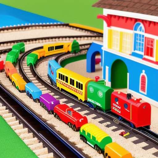 Afbeelding van Veiligheid van Speelgoed Treinen Sets voor Kinderen