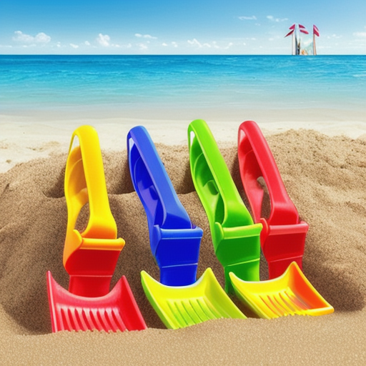 Afbeelding van Goedkoopste kunststof speelgoed schepjes voor buitenplezier