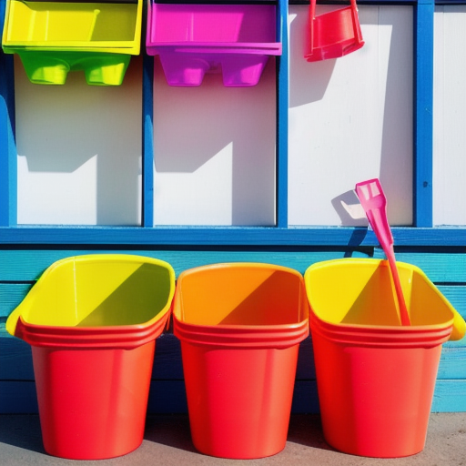Afbeelding van Handige voordelen van plastic speelgoed emmers voor kinderen