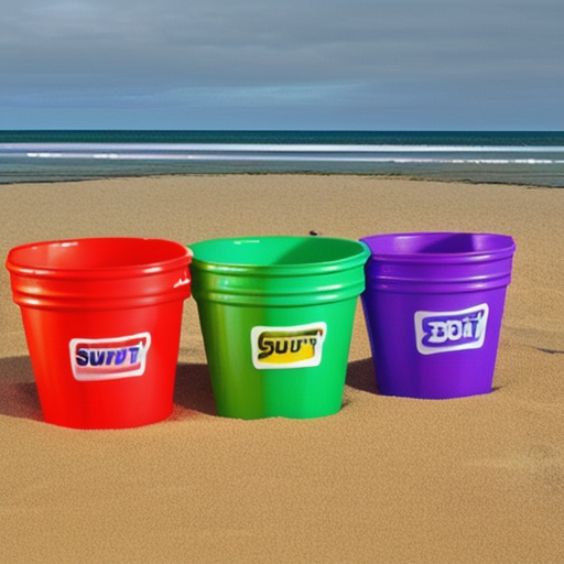 Afbeelding van Plastic speelgoed emmers: Duurzaam en leuk voor kinderen