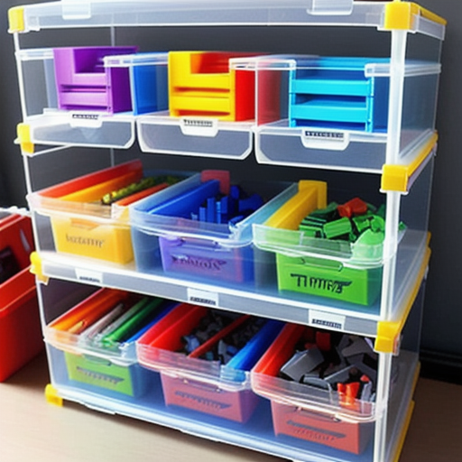 Afbeelding van Organiseer jouw plastic bouwpakketten als een pro