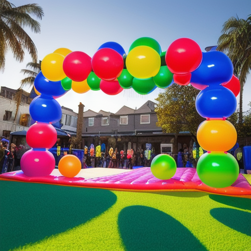Afbeelding van Opblaasbare speelballen voor een onvergetelijk feest