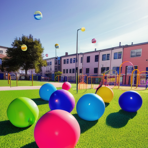 Afbeelding van Opblaasbare speelballen: Perfect voor kinderen!