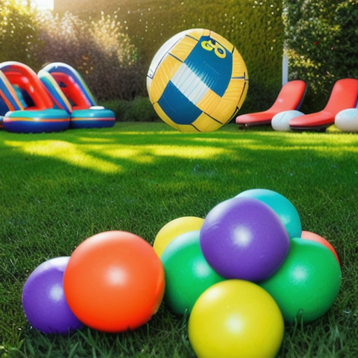 Afbeelding van Is het legaal om opblaasbare speelballen in de tuin te gebruiken?