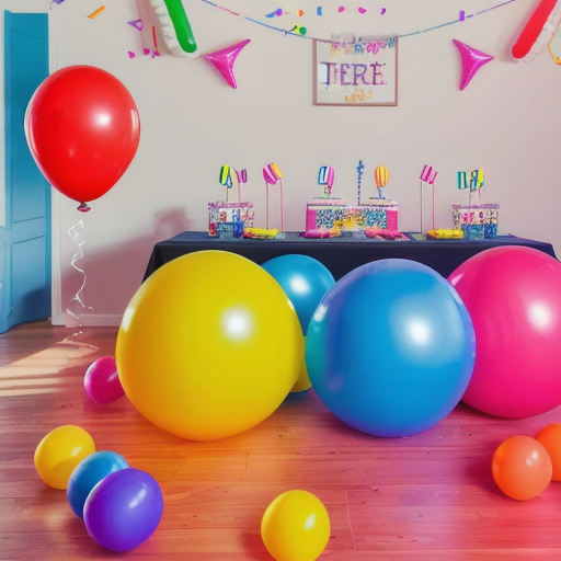 Afbeelding van Opblaasbare speelballen: De feestelijke favoriet voor verjaardagen
