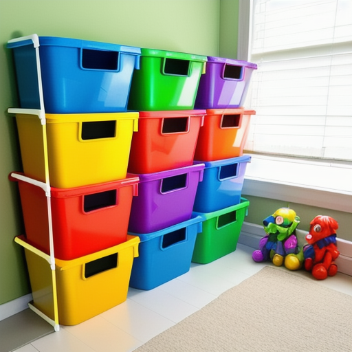 Afbeelding van Plastic speelgoed bakjes schoonmaken: tips & trucs