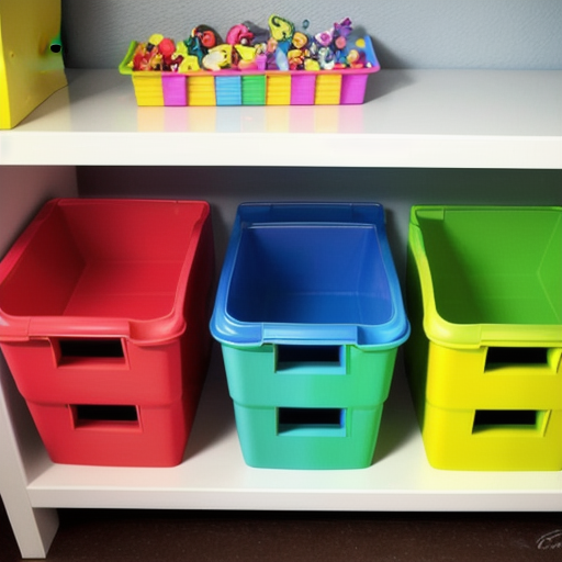 Afbeelding van Onderhoudstips voor plastic speelgoed bakjes