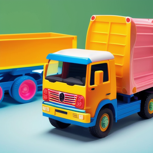 Afbeelding van Speelgoed lorries in de tuin: Creatief en duurzaam gebruik