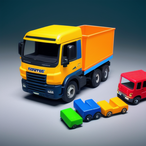Afbeelding van Korting op plastic speelgoed lorries online kopen