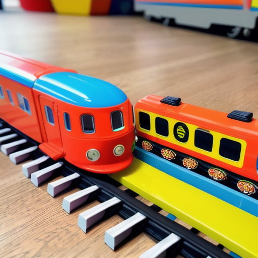 Afbeelding van Veiligheid van plastic speelgoed bouwtreinen voor kinderen