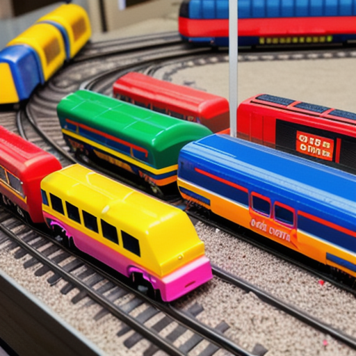 Afbeelding van Combineer plastic speelgoed bouwtreinen met andere sets