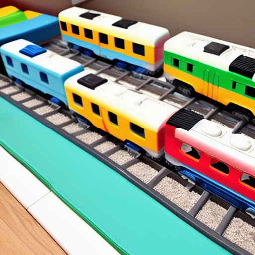 Afbeelding van Ontdek de voordelen van plastic speelgoed bouwtreinen