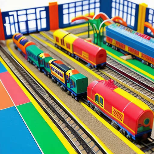 Afbeelding van Beste plastic speelgoed bouwtreinen voor educatie