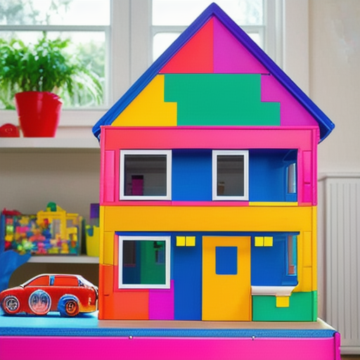 Afbeelding van Populaire kunststof speelgoed huisjes van 2023