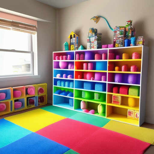 Afbeelding van Organiseer kunststof speelgoed huisjes eenvoudig en efficiënt