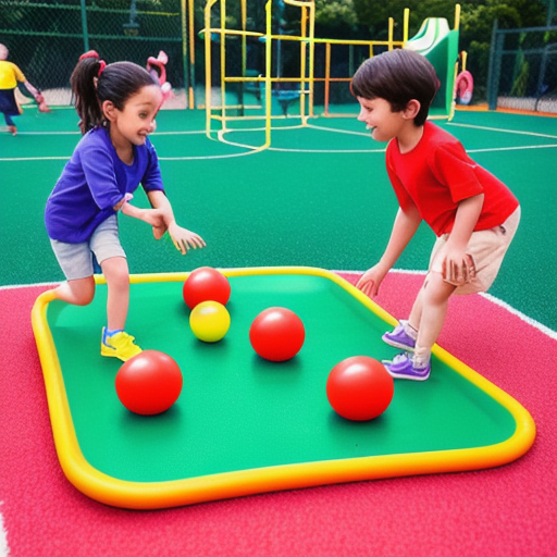 Afbeelding van Rubberbalspellen: de ideale keuze voor speeltuinen