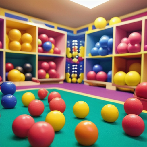 Afbeelding van Combineer rubberen balspellen met ander speelgoed