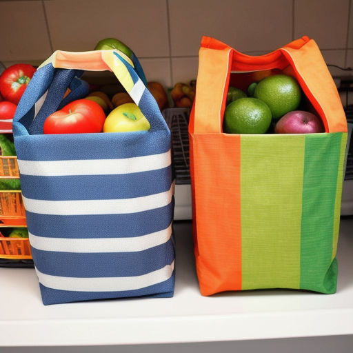 Afbeelding van Opvouwbare boodschappentasjes voor zware boodschappen?