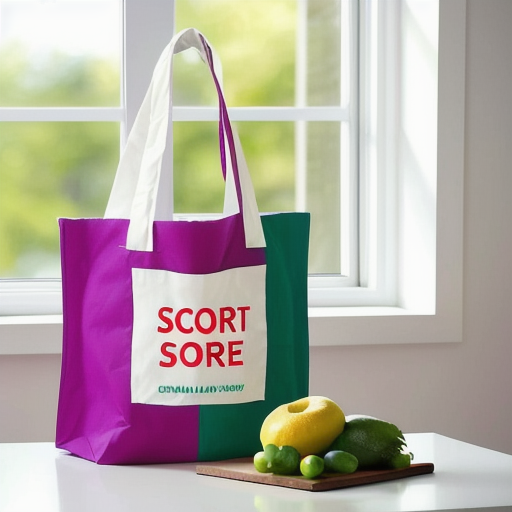 Afbeelding van Opvouwbare boodschappentasjes: Duurzaam en praktisch kiezen