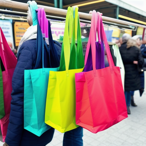 Afbeelding van Combineren van Opvouwbare Boodschappentasjes en Herbruikbare Tassen