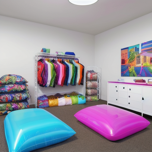 Afbeelding van Ruimtebesparing met opblaasbare opbergtassen