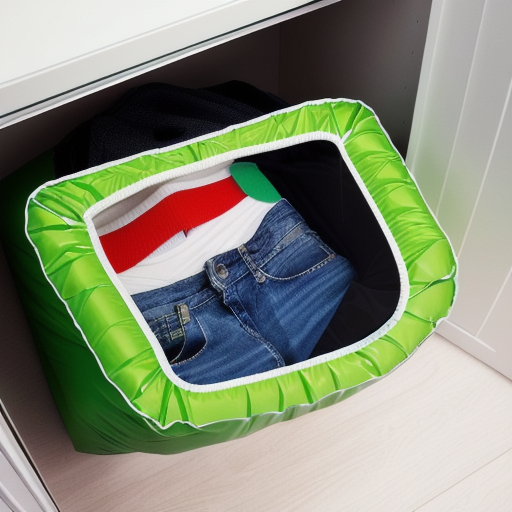 Afbeelding van Goedkoopste opblaasbare opbergtassen voor kledingopslag